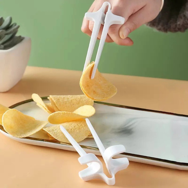 Snacks Food Video - 1PC Lazy Finger Food Clips Multifunctional