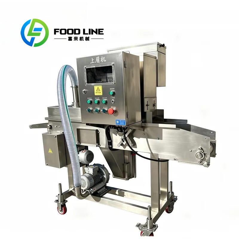 Quick Food Snacks - Flour Coating Machine Adjustable Powder Thickness