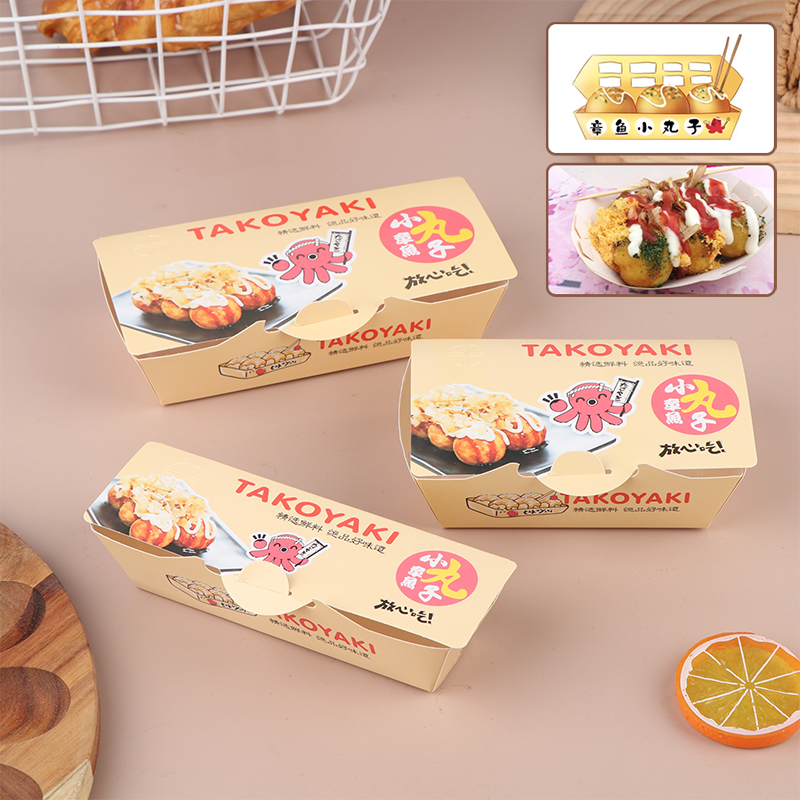 【F】50pcs Octopus Ball Packagin - огляд і ціна Food Packed Snacks