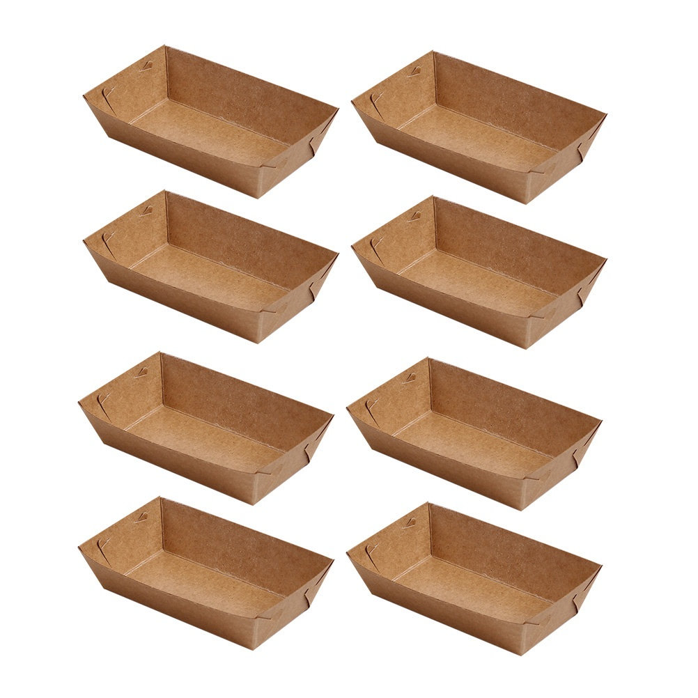Disposable Kraft Paper Food Tr - огляд і ціна Food Packed Snacks