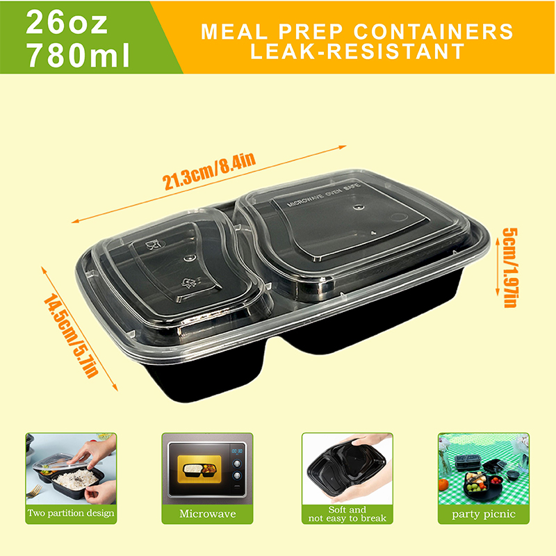 10/40 Pack 26 oz Two-Compartme - огляд і ціна Food Packed Snacks