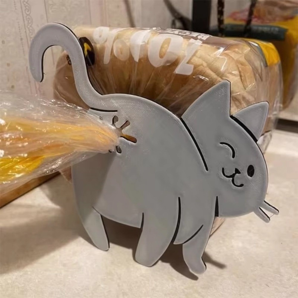 Cute 3D Printed Bread Bag Clip - огляд і ціна Food Lovers Snacks