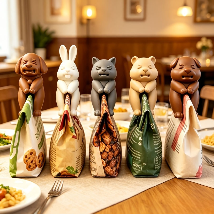 3D Animal Snack Bag Clips 1/5  - огляд і ціна Food Packed Snacks