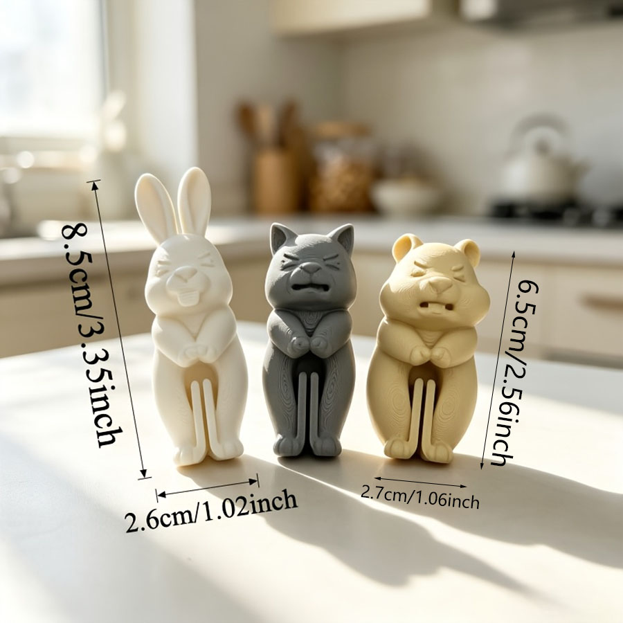3D Animal Snack Bag Clips 1/5  - огляд і ціна Food Packed Snacks