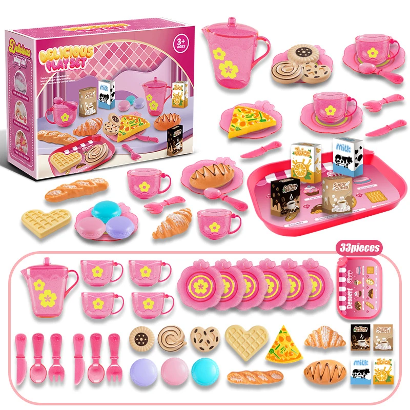 Toy Tea Set For Little Girls T - огляд і ціна Food Snacks For Kids Party
