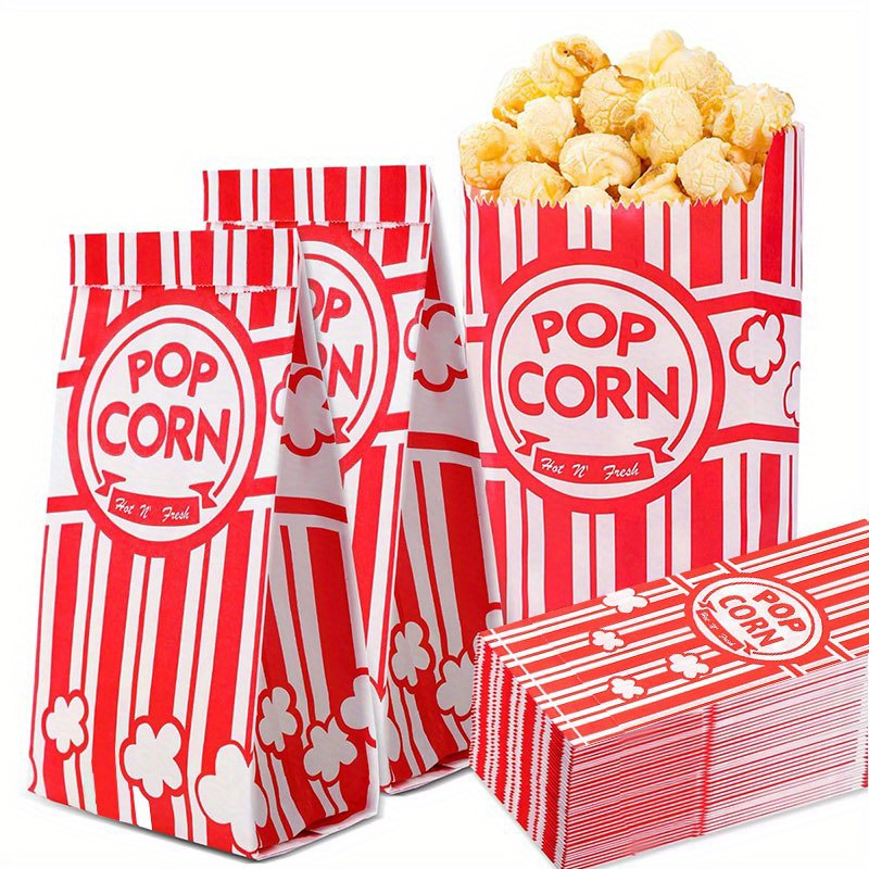 20/50Pcs Popcorn Bags Individu - огляд і ціна Food Packed Snacks