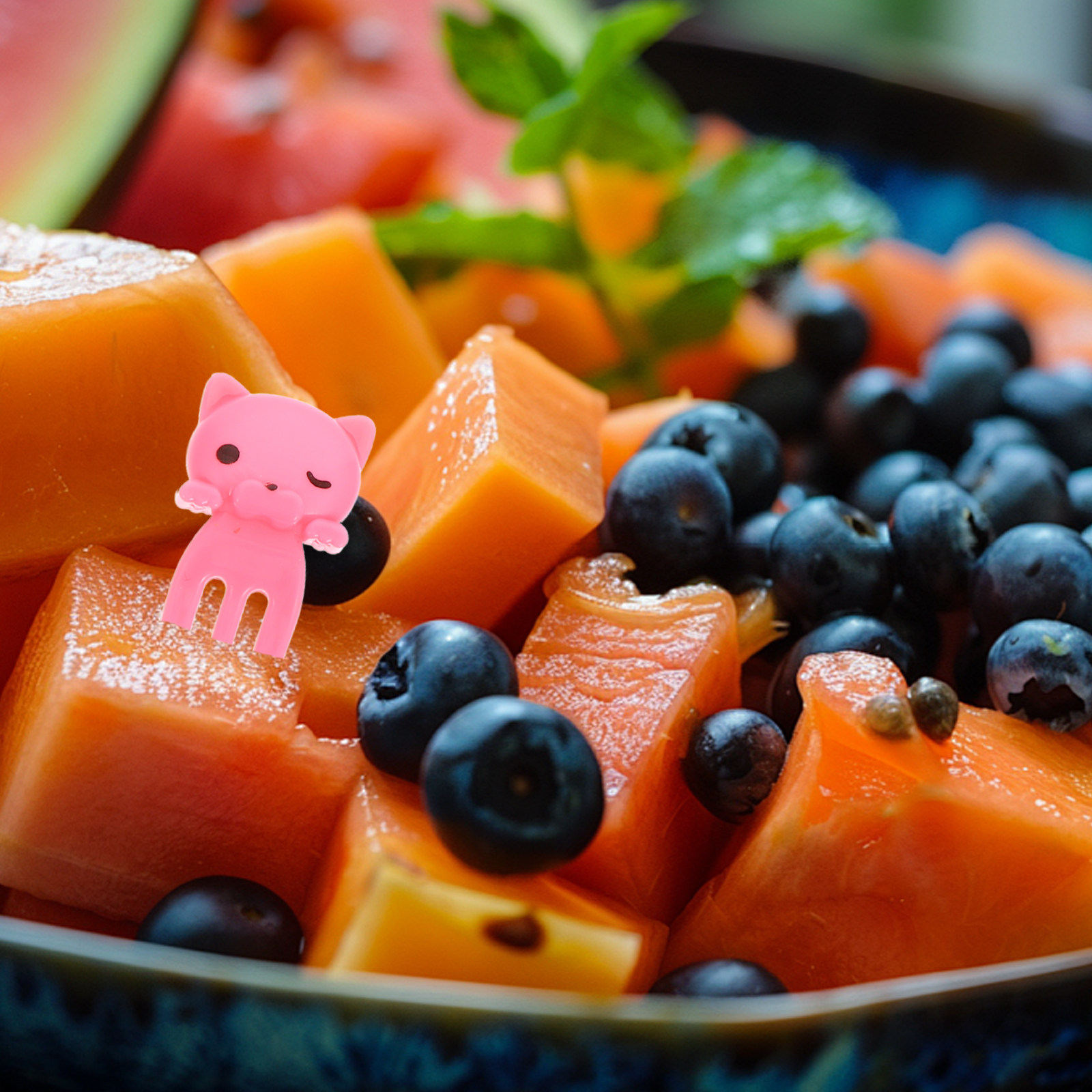 8Pcs Cartoon Animal Fruit Fork - огляд і ціна Food Snacks For Kids Party