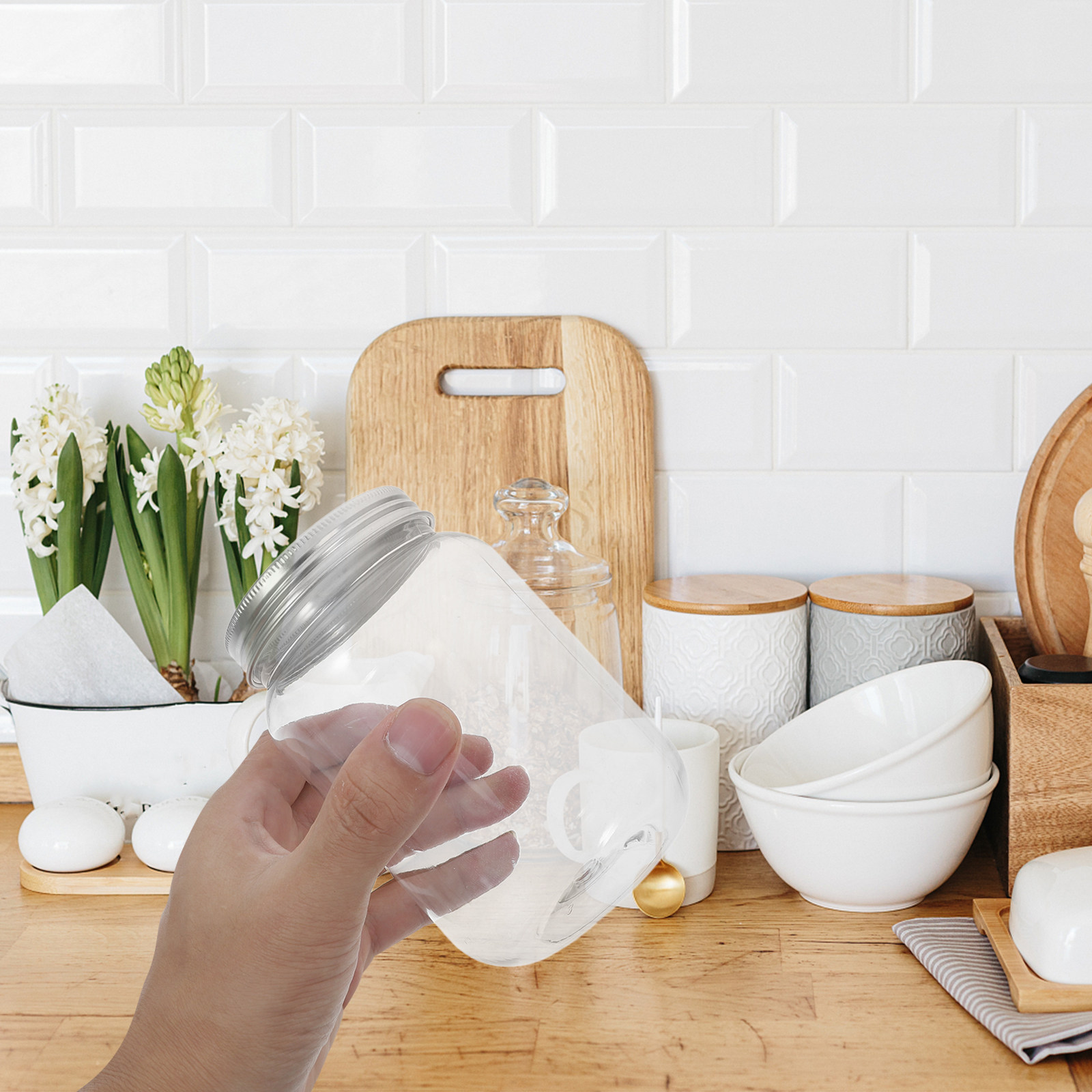 Airtight Food Storage Jars 4 P - огляд і ціна Food Packed Snacks